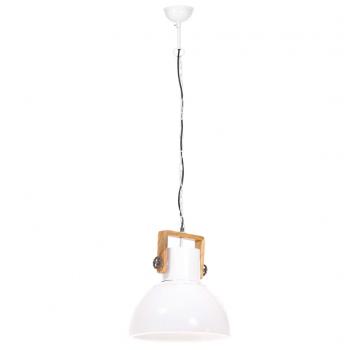 Hängelampe Industriestil 25 W Weiß Rund 40 cm E27