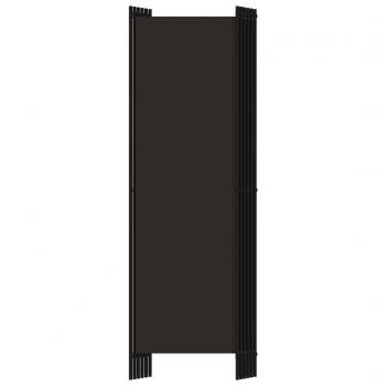 6-tlg. Raumteiler Braun 300x180 cm