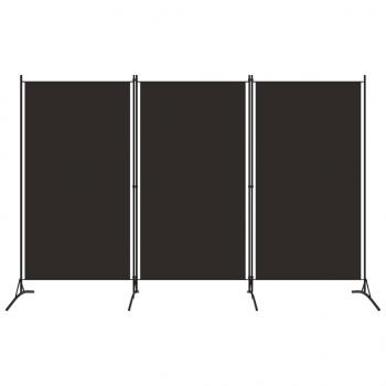ARDEBO.de - 3-tlg. Raumteiler Braun 260x180 cm