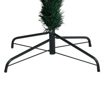 Künstlicher Weihnachtsbaum mit Ständer Grün 240 cm Glasfaser