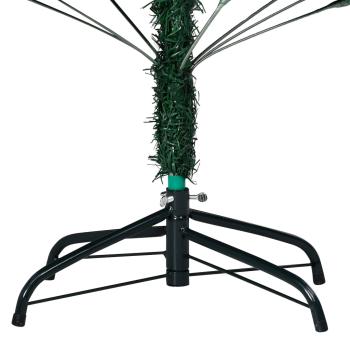 Künstlicher Weihnachtsbaum mit Dicken Zweigen Grün 240 cm PVC