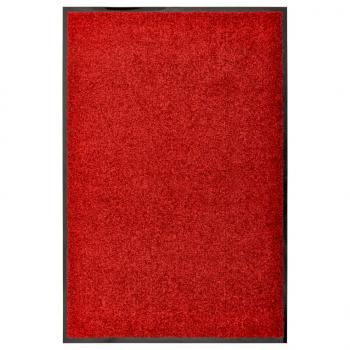ARDEBO.de - Fußmatte Waschbar Rot 60x90 cm 