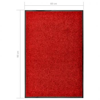Fußmatte Waschbar Rot 60x90 cm 