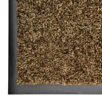 Fußmatte Waschbar Braun 60x90 cm 