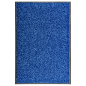 ARDEBO.de - Fußmatte Waschbar Blau 60x90 cm