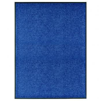 ARDEBO.de - Fußmatte Waschbar Blau 90x120 cm