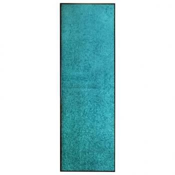 ARDEBO.de - Fußmatte Waschbar Cyan 60x180 cm 