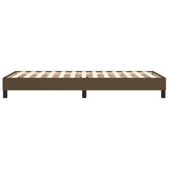 Bettgestell Dunkelbraun 80x200 cm Stoff