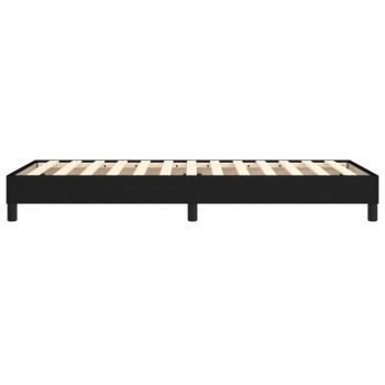 Bettgestell Schwarz 90x200 cm Stoff