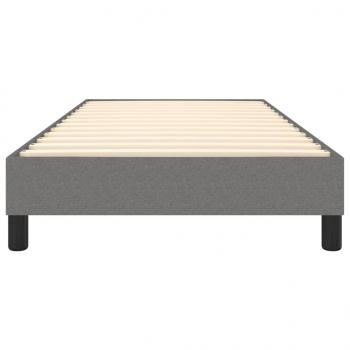 Bettgestell Dunkelgrau 100x200 cm Stoff