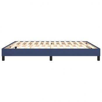 Bettgestell Blau 160x200 cm Stoff