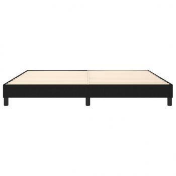 Bettgestell Schwarz 200x200 cm Stoff