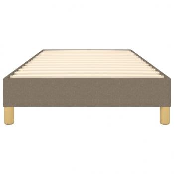 Bettgestell Taupe 80x200 cm Stoff