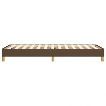 Boxspringbett Dunkelbraun 90x190 cm Stoff