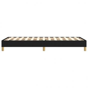 Bettgestell Schwarz 90x200 cm Stoff