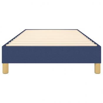 Bettgestell Blau 90x200 cm Stoff