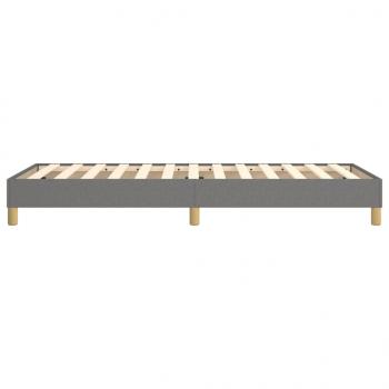 Bettgestell Dunkelgrau 100x200 cm Stoff