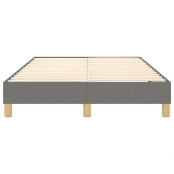Bettgestell Dunkelgrau 120x200 cm Stoff