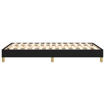 Bettgestell Schwarz 120x200 cm Stoff