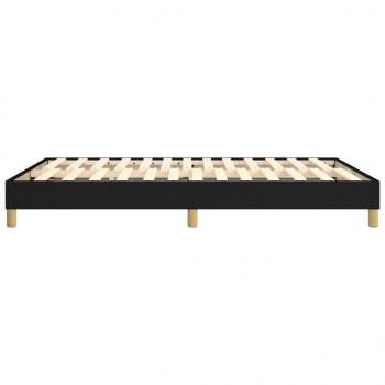 Bettgestell Schwarz 140x200 cm Stoff