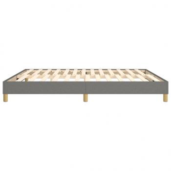 Bettgestell Dunkelgrau 160x200 cm Stoff