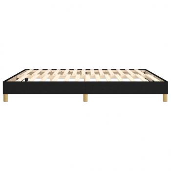 Bettgestell Schwarz 180×200 cm Stoff