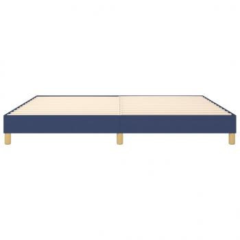 Bettgestell Blau 200x200 cm Stoff