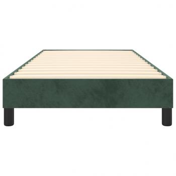 Bettgestell Dunkelgrün 90x200 cm Samt