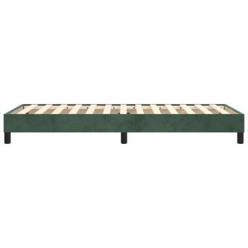 Bettgestell Dunkelgrün 90x200 cm Samt