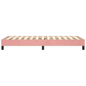 Bettgestell Rosa 90x200 cm Samt