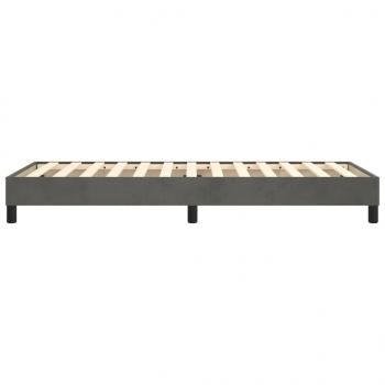 Bettgestell Dunkelgrau 100x200 cm Samt