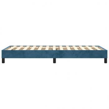 Bettgestell Dunkelblau 100x200 cm Samt