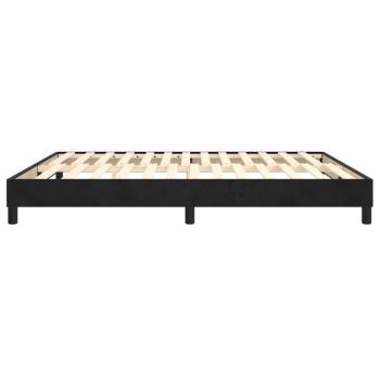 Bettgestell Schwarz 180×200 cm Samt