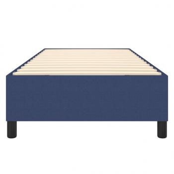 Bettgestell Blau 90x200 cm Stoff
