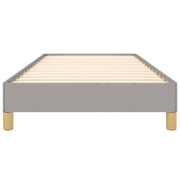 Bettgestell Hellgrau 80x200 cm Stoff