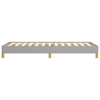 Bettgestell Hellgrau 80x200 cm Stoff