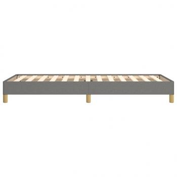 Bettgestell Dunkelgrau 80x200 cm Stoff