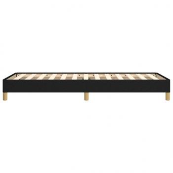 Bettgestell Schwarz 80x200 cm Stoff