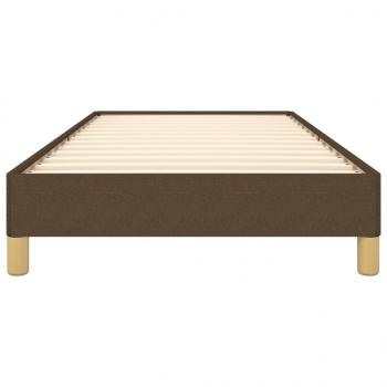 Bettgestell Dunkelbraun 80x200 cm Stoff