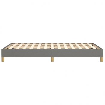 Bettgestell Dunkelgrau 120x200 cm Stoff
