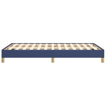 Bettgestell Blau 120x200 cm Stoff