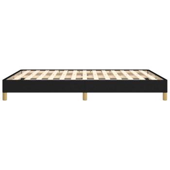 Bettgestell Schwarz 140x190 cm Stoff