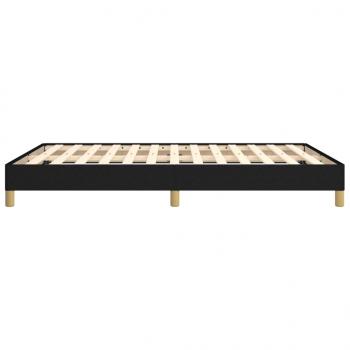 Bettgestell Schwarz 140x200 cm Stoff