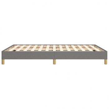 Bettgestell Dunkelgrau 160x200 cm Stoff