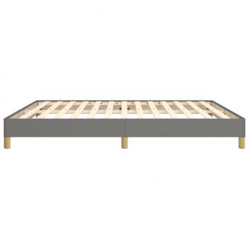 Bettgestell Dunkelgrau 180×200 cm Stoff