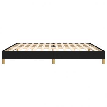 Bettgestell Schwarz 200x200 cm Stoff