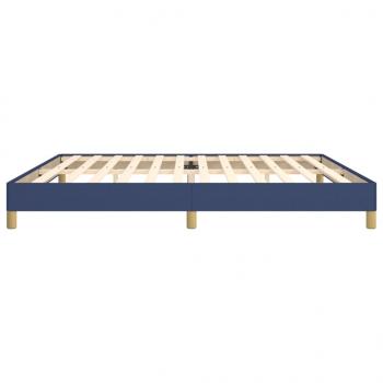 Bettgestell Blau 200x200 cm Stoff