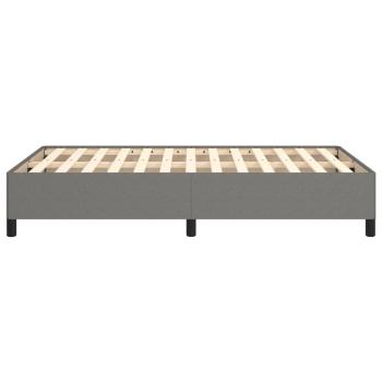 Bettgestell Dunkelgrau 120x200 cm Stoff
