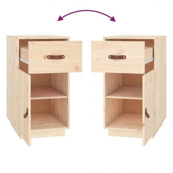 Schreibtisch-Schrank 40x50x75 cm Massivholz Kiefer