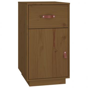ARDEBO.de - Schreibtisch-Schrank Honigbraun 40x50x75 cm Massivholz Kiefer
